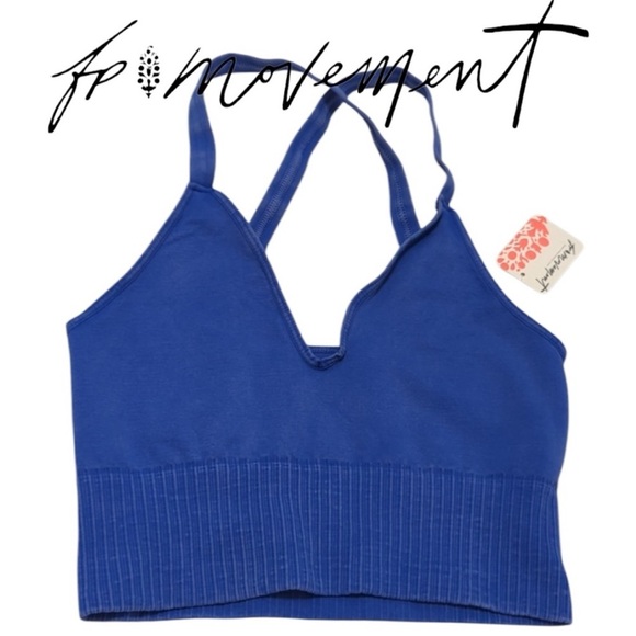 New FP Movement by Free People Women's Good Karma Crop Top African Violet - Picture 3 of 16